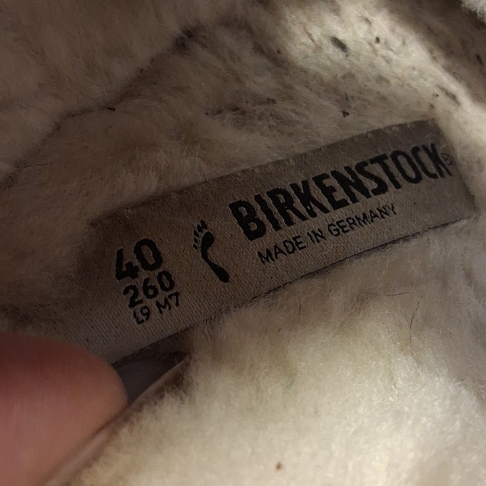 Birkenstock Suede With Fur Size 40 - Picture 8 of 9